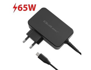 Ładowarka sieciowa QOLTEC Gan Power Pro 65W Czarny