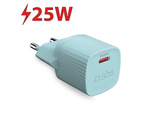 Ładowarka sieciowa SBS Eco Wall 25W Niebieski