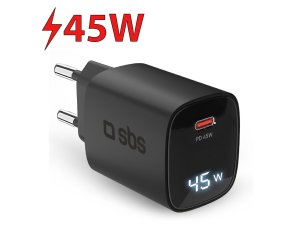 Ładowarka sieciowa SBS GaN 45W Czarny
