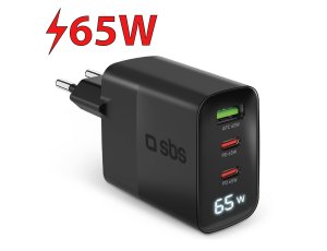 Ładowarka sieciowa SBS GAN 65W Czarny