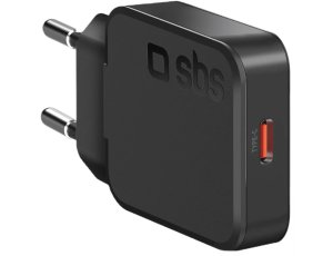 Ładowarka sieciowa SBS TETRGAN1C20SLIM Ultra-Slim GaN 20W Czarny