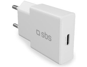 Ładowarka sieciowa SBS TETRGAN1C30SLIM Ultra-Slim GaN 30W Biały