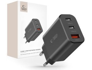 Ładowarka sieciowa TECH-PROTECT C30W PD30W/QC3.0 Czarny