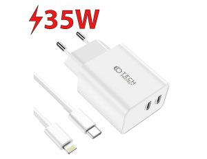 Ładowarka sieciowa TECH-PROTECT C35W PD35W Biały