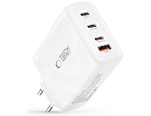 Ładowarka sieciowa TECH-PROTECT NC120W-GaN PD QC3.0 120W Biały