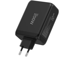 Ładowarka sieciowa TECH-PROTECT NC200W-GAN 200W Czarny