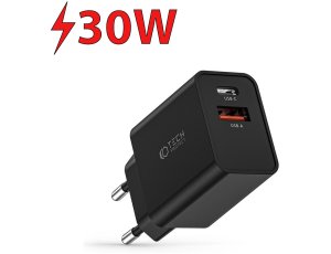 Ładowarka sieciowa TECH-PROTECT NC30W PD30W/QC3.0 Czarny