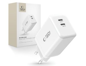 Ładowarka sieciowa TECH-PROTECT NC45W-GAN PD45W Biały