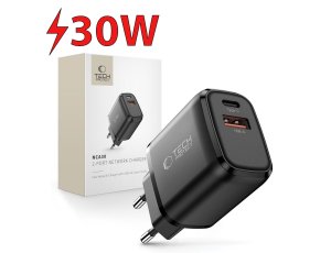 Ładowarka sieciowa TECH-PROTECT NCA30 PD 30W/QC3.0 Czarny