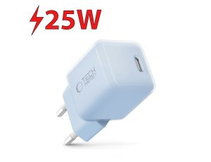 Ładowarka sieciowa TECH-PROTECT NCM25 PD 25W Jasnoniebieski