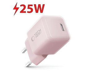 Ładowarka sieciowa TECH-PROTECT NCM25 PD 25W Jasnoróżowy