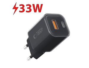 Ładowarka sieciowa TECH-PROTECT NCM33 PD33W/QC3.0 Czarny