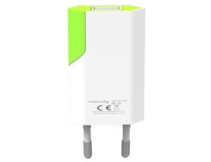 Ładowarka sieciowa TECHLY IPW-USB-ECWG Slim 5W Biało-zielony