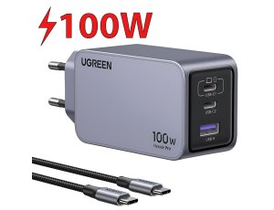 Ładowarka sieciowa UGREEN Nexode Pro 100W Szary