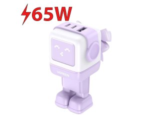 Ładowarka sieciowa UGREEN Nexode RG 65W Fioletowy