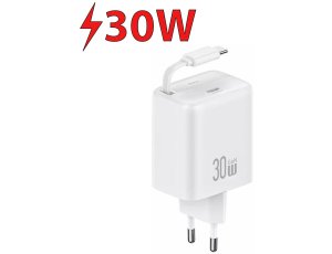 Ładowarka sieciowa USAMS CC241 30W Biały