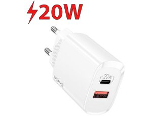 Ładowarka sieciowa USAMS T35 CC121TC01 20W Biały