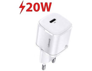 Ładowarka sieciowa USAMS T36 Mini CC124TC02 20W Biały