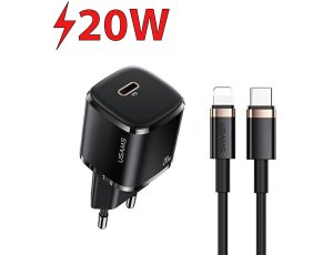 Ładowarka sieciowa USAMS T36 XFKXLOGTL01 20W Czarny