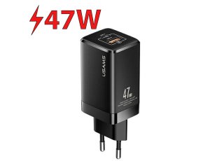 Ładowarka sieciowa USAMS T41 US-CC137 47W Czarny