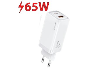 Ładowarka sieciowa USAMS T47 CC153TC02 65W Biały