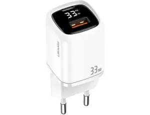 Ładowarka sieciowa USAMS US-CC152 33W Fast Charging Biały