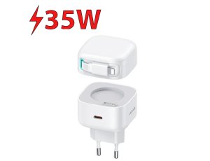 Ładowarka sieciowa USAMS US-CC209 XMF Series 35W GaN Biały