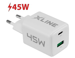Ładowarka sieciowa XLINE WCG452W 45W GAN Biały