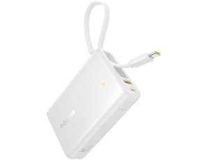 Powerbank BASEUS PicoGo Digital Display 10000mAh 45W Biały