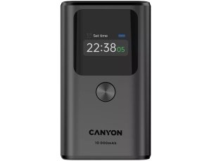Powerbank CANYON OnPower 130 10000 mAh 30W Ciemnoszary