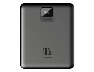 Powerbank CANYON PB-2008 20000mAh 100W Ciemnoszary