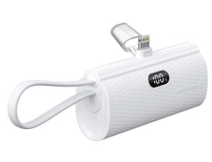Powerbank FORCELL F-Energy Power Plug F5K3 Lightning 5000mAh 20W Biały