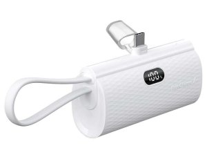 Powerbank FORCELL F-Energy Power Plug F5K3 USB-C 5000mAh 20W Biały