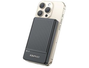 Powerbank indukcyjny AWEI MagSafe P33K 10000mAh 22.5W Czarny