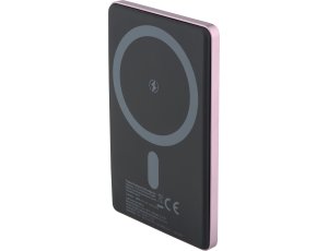 Powerbank indukcyjny QUALO QMPB5-US-15-09 MagSafe 5000 mAh Liliowy