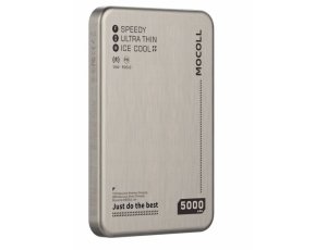 Powerbank MOCOLL Ultra Slim Tiny Icy Crystal 5000 mAh 20W Złoty
