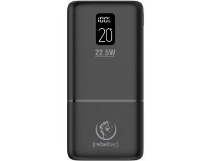 Powerbank REBELTEC P20 LCDPD 20000mAh 22.5W Czarny