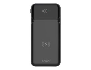 Powerbank SAVIO BA-09 10000 mAh 20W Czarny