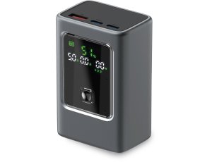 Powerbank SBS Evolved LCD 10000mAh PD 35W Szary