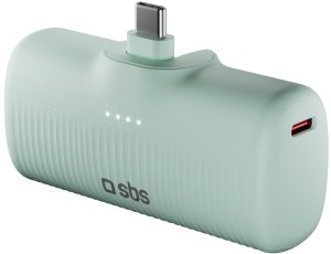 Powerbank SBS TEBB5000PLUGLBGRS EcoPower 5000 mAh 10W Zielony