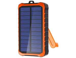 Powerbank solarny 4SMARTS Prepper 12000 mAh 10W Czarno-pomarańczowy