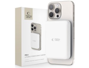 Powerbank TECH-PROTECT PB11 LifeMag MagSafe 10000 mAh 15W Biały