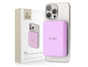 Powerbank TECH-PROTECT PB11 LifeMag MagSafe 10000 mAh 15W Fioletowy
