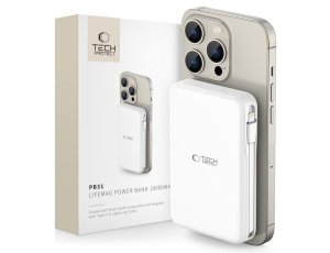 Powerbank TECH-PROTECT PB31 LifeMag MagSafe 10000 mAh Biały