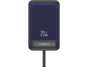 Powerbank USAMS XM Series CD219 Magnetic Wireless 10000 mAh Czarno-granatowy