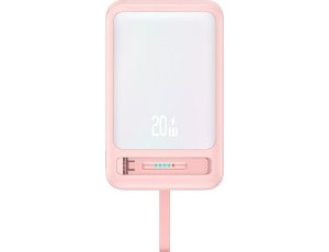 Powerbank USAMS XM Series CD219 Magnetic Wireless 10000 mAh Różowy