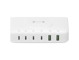 Stacja ładująca 4SMARTS 7w1 GaN 100W Biały