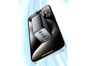 Szybka ładowarka sieciowa BLOW gniazdo 2x USB 2x USB-C QC 3.0 PD 65W uniwersalna