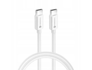 Szybki kabel do laptopa USB C do USB C QC 4.0 3A/20V PD 60W 3m biały do tel