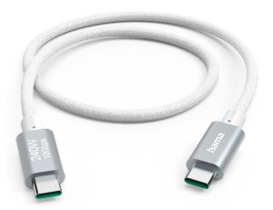 USB Typ-C - USB Typ-C HAMA 201724 240W 1.5 m Biały